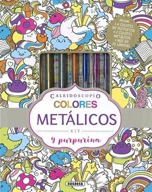 Colores metálicos y purpurina | 9788467772395 | Ediciones, Susaeta | Librería Castillón - Comprar libros online Aragón, Barbastro