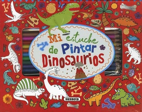 Mi estuche de pintar dinosaurios | 9788467771244 | Ediciones, Susaeta | Librería Castillón - Comprar libros online Aragón, Barbastro