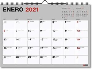 CALENDARIO MIQUELRIUS PARED 2021 BASCI PARA ESCRIBIR A4 28070 | 8422593280706 | Librería Castillón - Comprar libros online Aragón, Barbastro
