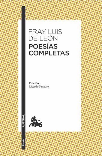 Poesías completas | 9788467047707 | León, Fray Luis de | Librería Castillón - Comprar libros online Aragón, Barbastro