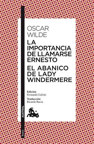 La importancia de llamarse Ernesto / El abanico de lady Windermere | 9788467037760 | Wilde, Oscar | Librería Castillón - Comprar libros online Aragón, Barbastro