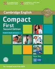 Compact First Student's Book with Answers with CD-ROM 2nd Edition | 9781107428447 | May,Peter | Librería Castillón - Comprar libros online Aragón, Barbastro