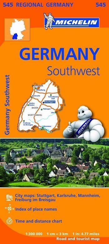 Mapa Regional Germany Southwest | 9782067183667 | MICHELIN | Librería Castillón - Comprar libros online Aragón, Barbastro