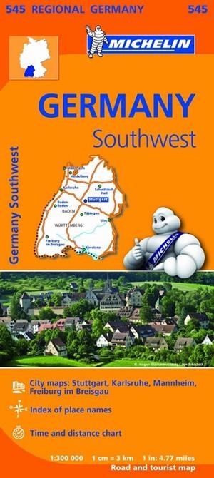 Mapa Regional Germany Southwest | 9782067183667 | MICHELIN | Librería Castillón - Comprar libros online Aragón, Barbastro