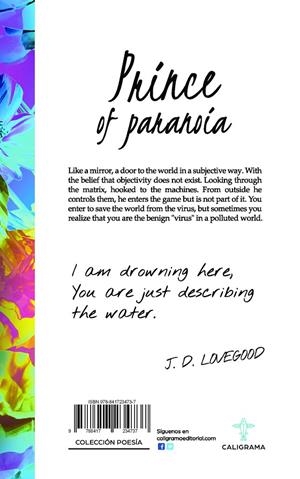 Prince of paranoia | 9788417234737 | Lovegood, J.D. | Librería Castillón - Comprar libros online Aragón, Barbastro