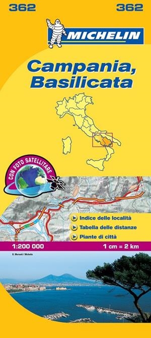 Mapa Local Campania, Basilicata | 9782067126718 | MICHELIN | Librería Castillón - Comprar libros online Aragón, Barbastro