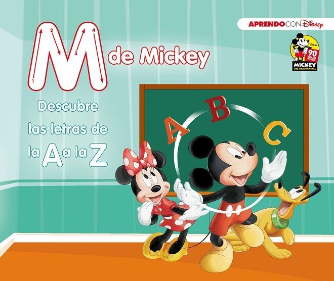 M de Mickey (Descubre las letras de la A a la Z con Disney) | 9788416931910 | Disney | Librería Castillón - Comprar libros online Aragón, Barbastro
