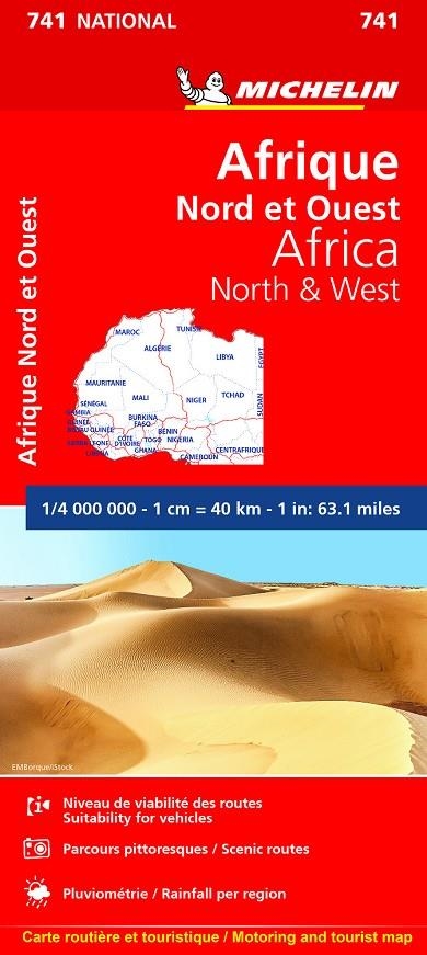 Mapa National Africa Norte y Oeste | 9782067172142 | Varios autores | Librería Castillón - Comprar libros online Aragón, Barbastro