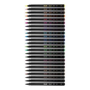 CAJA ROTULADORES MILAN PINTA PINCEL 24 COLORES | 8411574087632 | Librería Castillón - Comprar libros online Aragón, Barbastro