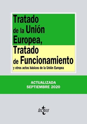 Tratado de la Unión Europea, Tratado de Funcionamiento | 9788430980116 | Editorial Tecnos | Librería Castillón - Comprar libros online Aragón, Barbastro