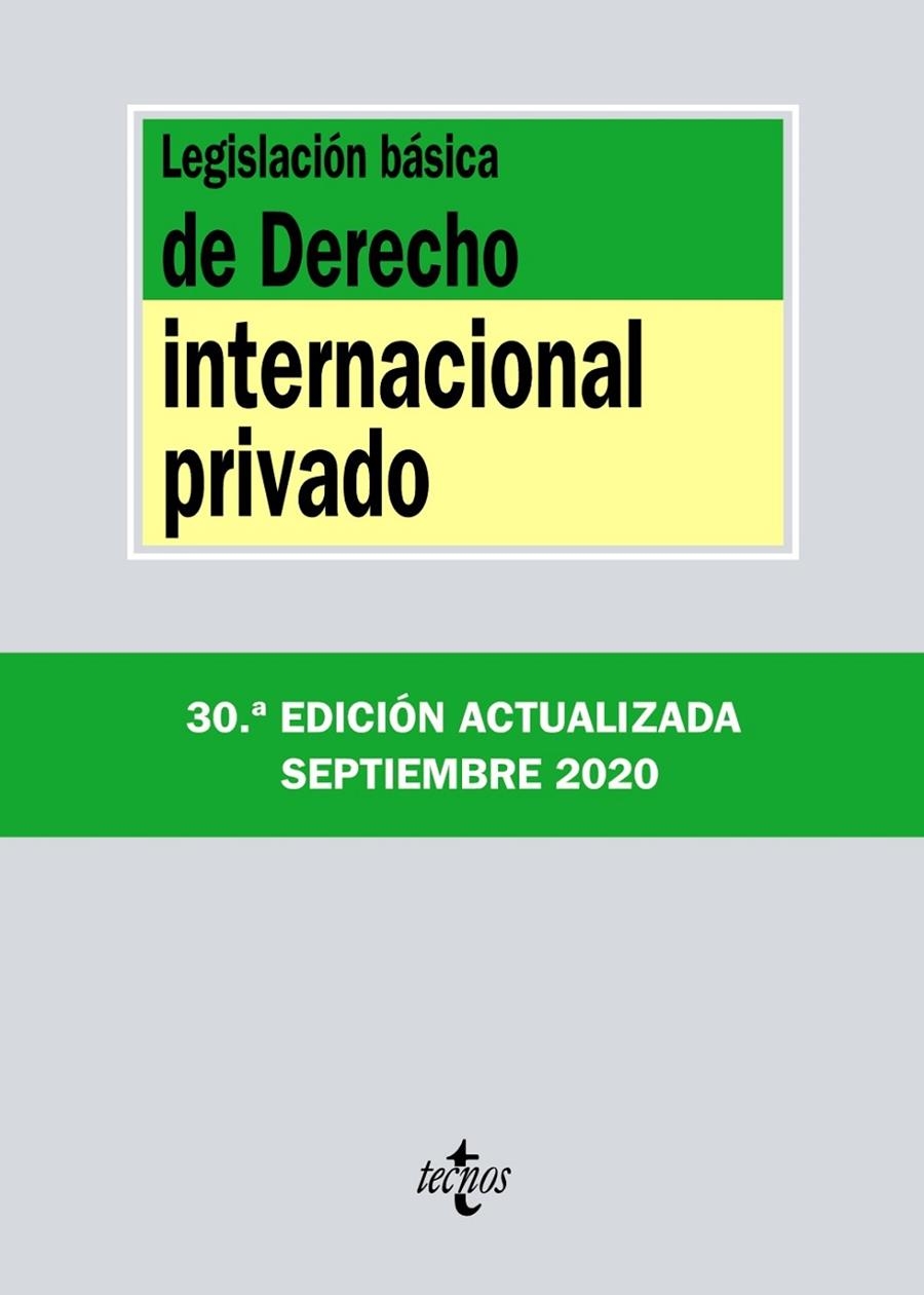 Legislación básica de Derecho Internacional privado | 9788430980123 | Editorial Tecnos | Librería Castillón - Comprar libros online Aragón, Barbastro
