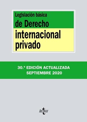 Legislación básica de Derecho Internacional privado | 9788430980123 | Editorial Tecnos | Librería Castillón - Comprar libros online Aragón, Barbastro