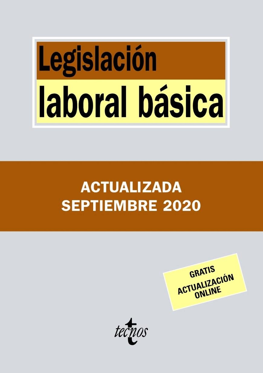 Legislación laboral básica | 9788430980192 | Editorial Tecnos | Librería Castillón - Comprar libros online Aragón, Barbastro