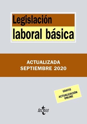 Legislación laboral básica | 9788430980192 | Editorial Tecnos | Librería Castillón - Comprar libros online Aragón, Barbastro