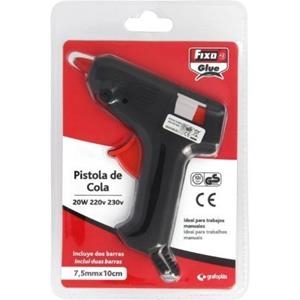 PISTOLA PARA SILICONA 20 W + 2 BARRAS COLA FIXO GLUE | 8413623029686 | Librería Castillón - Comprar libros online Aragón, Barbastro