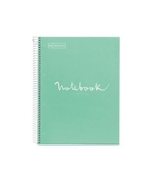 CUADERNO NOTEBOOK A5 80 HOJAS 90GR DOTS PUNTEADO MIQUELRIUS EMOTIONS VERDE MENTA | 8422593465561 | Librería Castillón - Comprar libros online Aragón, Barbastro