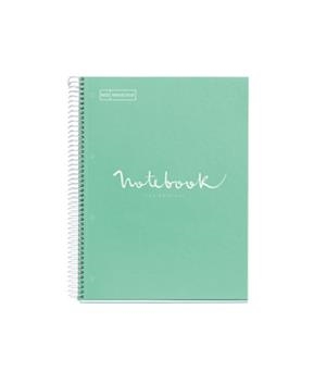 CUADERNO NOTEBOOK A5 80 HOJAS 90GR DOTS PUNTEADO MIQUELRIUS EMOTIONS VERDE MENTA | 8422593465561 | Librería Castillón - Comprar libros online Aragón, Barbastro