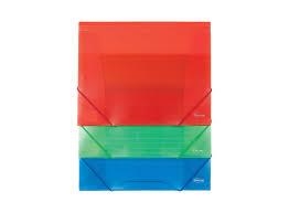 CARPETA PLASTICO CON GOMAS A4 3 COLORES SURTIDOS | 4030969800164 | Librería Castillón - Comprar libros online Aragón, Barbastro