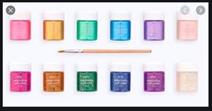 PINTURAS ACRILICAS COSMIC SHINE 6 COLORES PERLADOS + 6 COLORES CON PURPURINA 126016 | 8100780344454 | Librería Castillón - Comprar libros online Aragón, Barbastro