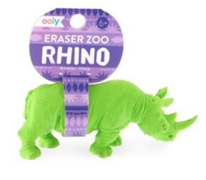 GOMA DE BORRAR ZOO - RINOCERONTE | 8100780343082 | Librería Castillón - Comprar libros online Aragón, Barbastro