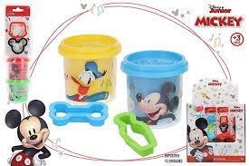 PACK 2 BOTES PLASTILINA 110GR C/ MOLDES MICKEY 77170 | 8412842771703 | Librería Castillón - Comprar libros online Aragón, Barbastro