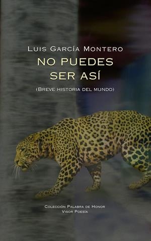 No puedes ser así | 9788498956368 | García Montero, Luis | Librería Castillón - Comprar libros online Aragón, Barbastro
