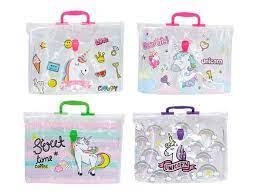 BOLSA UNICORNIO EN PVC - 4 DISEÑOS SURTIDOS XL1317 | 8052877040797 | Librería Castillón - Comprar libros online Aragón, Barbastro