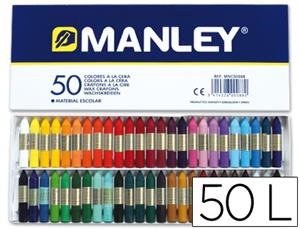 CERAS MANLEY 50 COLORES | 8414326000880 | CS 04482 | Librería Castillón - Comprar libros online Aragón, Barbastro