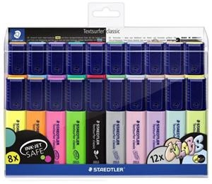 PACK 20 MARCADOR FLUORESCENTE STAEDTLER TEXTSURFER CLASSIC EXCELLENT COLORS 364 CWP20 | 4007817074145 | Librería Castillón - Comprar libros online Aragón, Barbastro