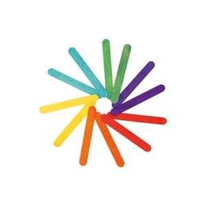 PALOS DE POLO ANCHO DE MADERA COLOR SURTIDO 80 UNIDADES 150X128MM | 4051632100237 | Librería Castillón - Comprar libros online Aragón, Barbastro