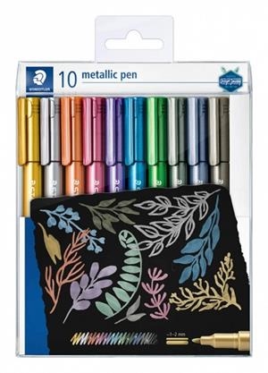 MARCADORES PUNTA CONICA 1-2 MM METALICOS STAEDTLER 10 COLORES 8323 TB10 | 4007817077825 | Librería Castillón - Comprar libros online Aragón, Barbastro