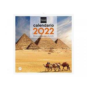 CALENDARIO 2022 PARED FINOCAM 30X30 CM CON FOTO MARAVILLAS DEL MUNDO+ | 8422952320685 | Librería Castillón - Comprar libros online Aragón, Barbastro