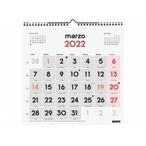 CALENDARIO 2022 PARED FINOCAM NUMEROS GRANDES 300X300 MM NEUTRO | 8422952319528 | Librería Castillón - Comprar libros online Aragón, Barbastro