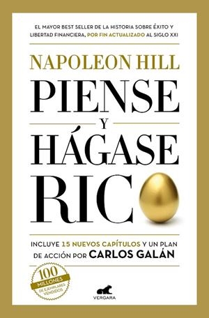 Piense y hágase rico | 9788418620133 | Carlos Galán Napoleon Hill | Librería Castillón - Comprar libros online Aragón, Barbastro