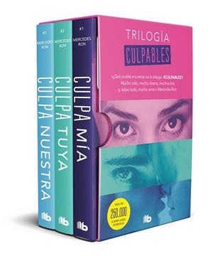 Trilogía Culpables (estuche con: Culpa mía | Culpa tuya | Culpa nuestra) | 9788413144375 | Mercedes Ron | Librería Castillón - Comprar libros online Aragón, Barbastro