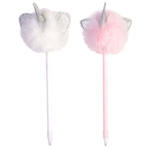 BOLIGRAFO POMPON UNICORNUO EN ROSA O BLANCO | 3664944060314 | Librería Castillón - Comprar libros online Aragón, Barbastro