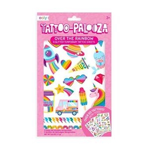 TATTOO PALOOZA - TATUAJES TEMPORALES ARCO IRIS (3 HOJAS) | 810078032700 | Librería Castillón - Comprar libros online Aragón, Barbastro