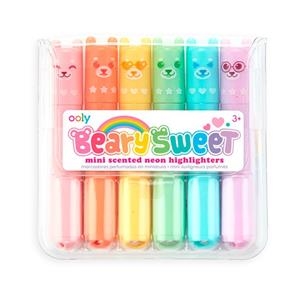 ROTULADORES FLUORESCENTES CON FORMA DE OSO COLORES PASTEL PERFUMADOS PACK 6 COLORES | 810078034315 | Librería Castillón - Comprar libros online Aragón, Barbastro