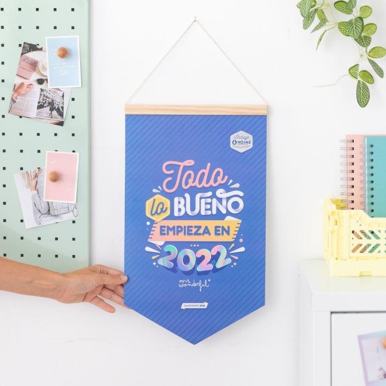 CALENDARIO DE PARED MR WONDERFUL 2022 TODO LO BUENO EMPIEZA | 8435460794190 | MR WONDERFUL | Librería Castillón - Comprar libros online Aragón, Barbastro