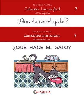 ¿Què hace el gato? - Leer es fácil 7 | 9788418427558 | Cubinsà Adsuar, Núria | Librería Castillón - Comprar libros online Aragón, Barbastro