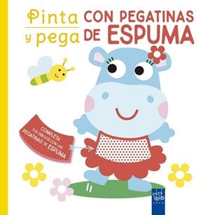 Pinta y pega con pegatinas de espuma. Amarillo | 9788408250463 | YOYO | Librería Castillón - Comprar libros online Aragón, Barbastro