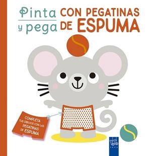 Pinta y pega con pegatinas de espuma. Rojo | 9788408250456 | YOYO | Librería Castillón - Comprar libros online Aragón, Barbastro