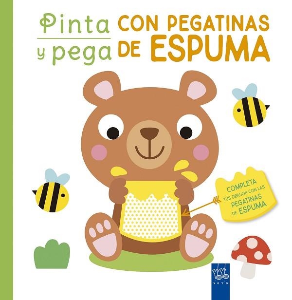 Pinta y pega con pegatinas de espuma. Verde | 9788408250449 | YOYO | Librería Castillón - Comprar libros online Aragón, Barbastro