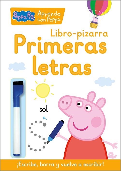Primeras letras (Libro-pizarra) (Peppa Pig. Cuaderno de actividades) | 9788448859077 | Hasbro  eOne | Librería Castillón - Comprar libros online Aragón, Barbastro