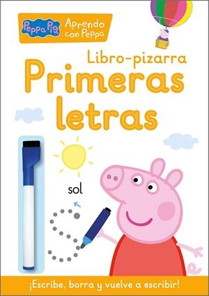 Primeras letras (Libro-pizarra) (Peppa Pig. Cuaderno de actividades) | 9788448859077 | Hasbro  eOne | Librería Castillón - Comprar libros online Aragón, Barbastro