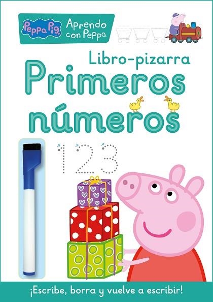 Primeros números (Libro-pizarra) (Peppa Pig. Cuaderno de actividades) | 9788448859084 | Hasbro  eOne | Librería Castillón - Comprar libros online Aragón, Barbastro