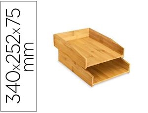 Bandeja sobremesa cep silva bambu lote de 2 unidades  | 3462159007298 | Librería Castillón - Comprar libros online Aragón, Barbastro