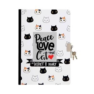DIARIO SECRETO GATOS CON CANDADO Y LLAVE | 8057711461226 | Librería Castillón - Comprar libros online Aragón, Barbastro