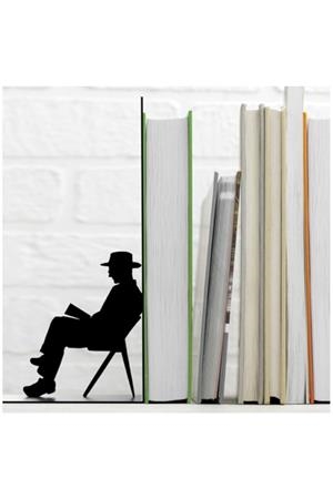 SUJETALIBROS HOMBRE LEYENDO - MAN READING | 8057711464203 | Librería Castillón - Comprar libros online Aragón, Barbastro