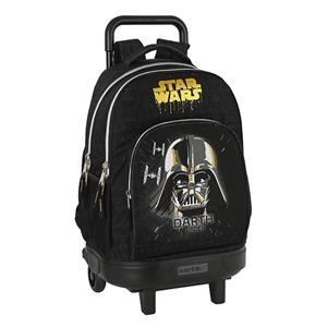 MOCHILA GRANDE C/RUEDAS COMPACT EXTRAIBLE STAR WARS FIGHTER | 8412688462780 | Librería Castillón - Comprar libros online Aragón, Barbastro